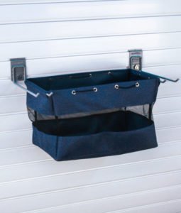 StoreWALL industrial grade steel powder coated soft touch rubberized grip baskets bags Grab Bag Small HR