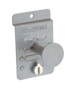 StoreWALL industrial grade steel powder coated soft touch rubberized grip hook disc hook W