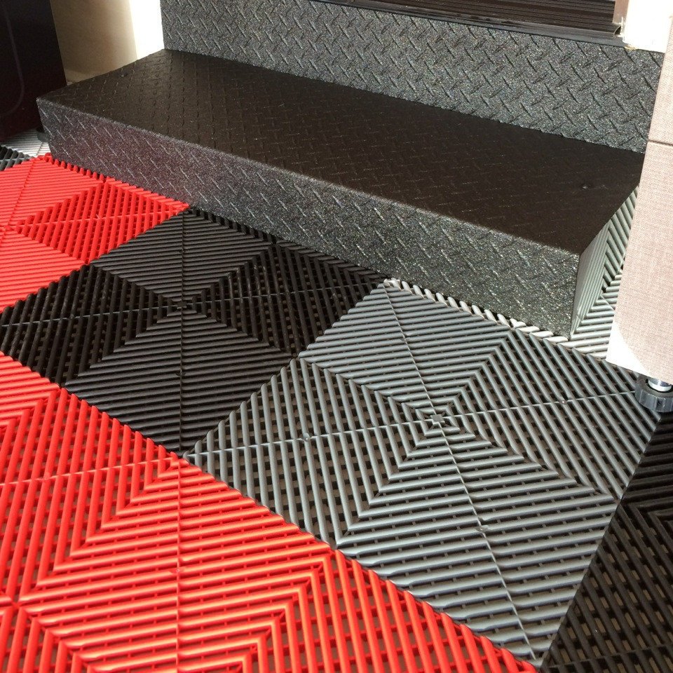 Can You Paint Floor Tiles >> Ribtrax Garage Floor Tiles - Nuvo Garage Can You Paint Floor Tiles >> Ribtrax Garage Floor Tiles - Nuvo Garage