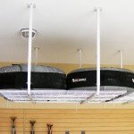 tire storage solutions - mounted overhead tire storage